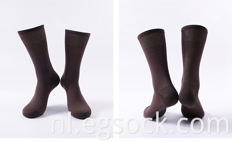 Summer Mercerized Cotton Dress Socks